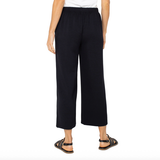 Pull-On Wide-Leg Cargo Sweats