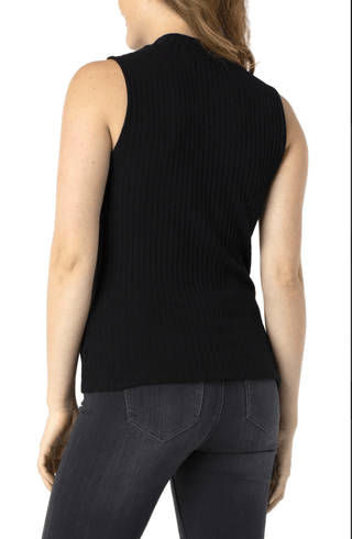 Sleeveless Mock Neck Knit Top - dolly mama boutique
