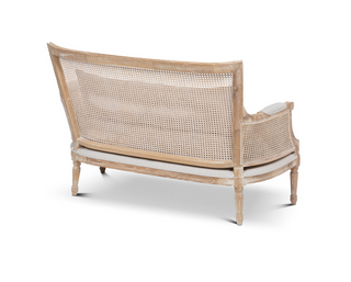 Cane Back Love Seat EFS30146 - dolly mama boutique