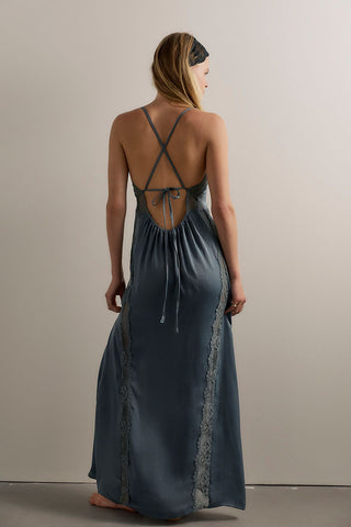 Some Kind Of Love Maxi Slip Dress - Storm Water - view 2