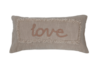 "Love" Lumbar Pillow - dolly mama boutique