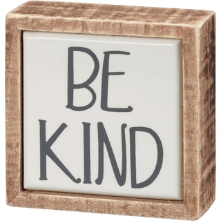 Be Kind mini wooden box sign by Primitives by Kathy