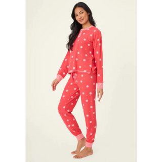 Waffle Knit Ski Jammie Set
