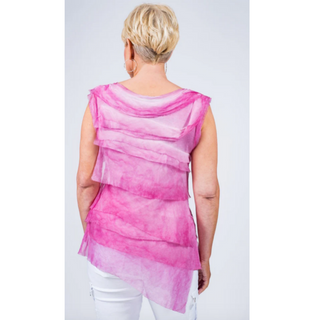 Arianna Sleeveless Silk Top - dolly mama boutique