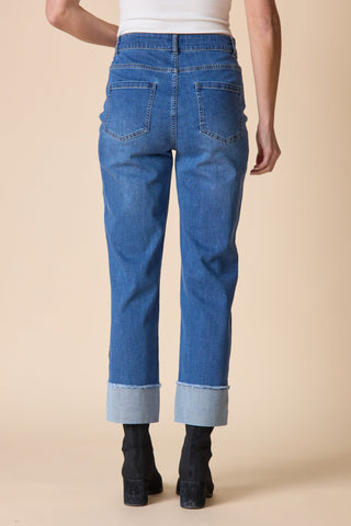 Habitat Embroidered Cuff Jean, embroidered cuff detail