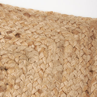 Natural braided table runner detail