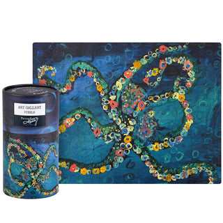 Octopus art puzzle, 500 pieces