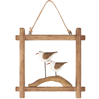 Shorebirds hanging decor detail