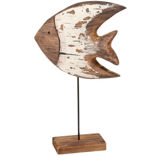 Wooden butterfly fish styled