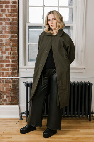 Shannon Passero City Jacket on model, side view