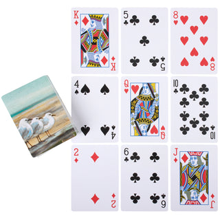 Seagulls Playing Cards acrylic case
