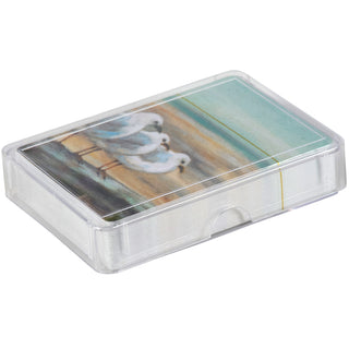 Seagulls Playing Cards styled on a table