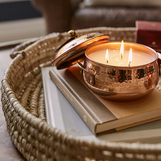 Simmered Cider Copper Pot Candle - dolly mama boutique