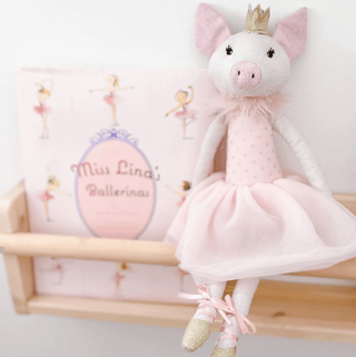 Ballerina Doll Penelope Pig - dolly mama boutique