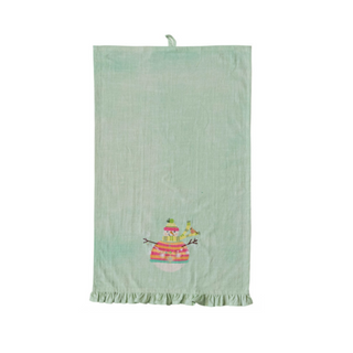 Ruffled Tea Towel Holiday - dolly mama boutique