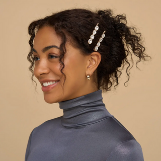 Metal Gemstone Bobby Pins