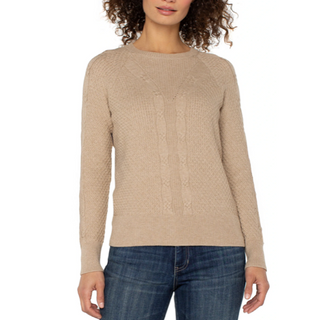 Diamond Knit Crewneck Sweater