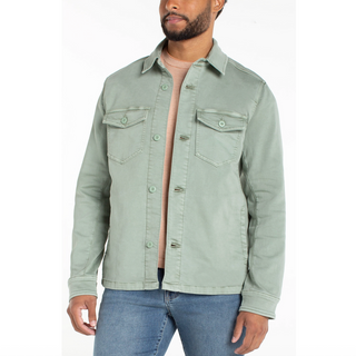 Men's Twill Overshirt Jacket - dolly mama boutique