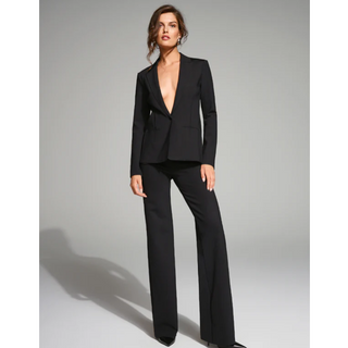 Neoprene Wide-Leg Pants - dolly mama boutique
