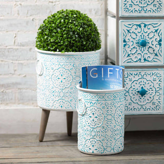 Patterned Planters with Handles - dolly mama boutique