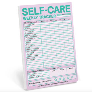 Self-Care Weekly Tracker Notepad