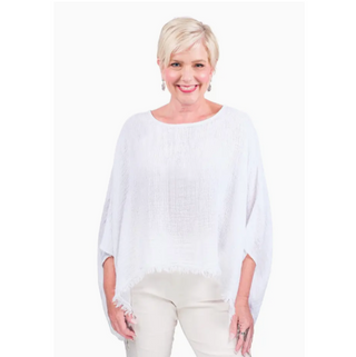 Archer Loose Gauze Top - dolly mama boutique