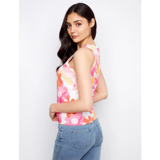 Twisted Hem Sleeveless Top