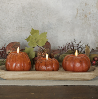 3D Flame Pumpkin Candles - dolly mama boutique