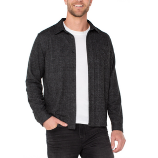 Plaid Button-Up Shirt