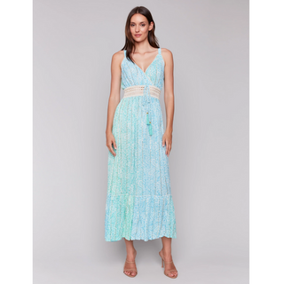 Printed Tiered Maxi Dress - dolly mama boutique