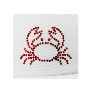 Rachel Cap with Crystal Crab - dolly mama boutique