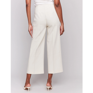 Wide-Leg Side-Zip Pant