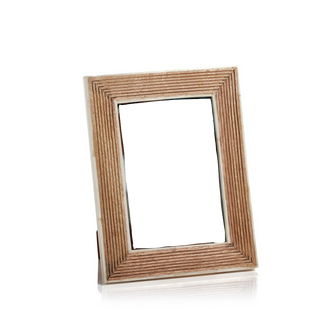 Ribbed Mango Wood Frame - dolly mama boutique