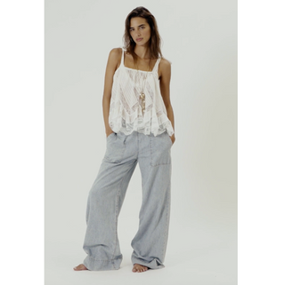 Breezy Denim Pull-On Pant