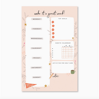 "Great Week" Notepad - dolly mama boutique