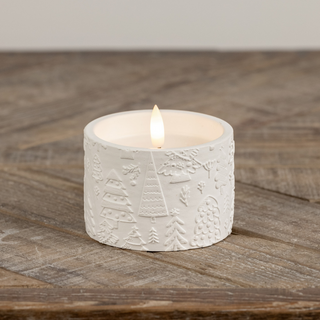 Embossed Holiday Candles - dolly mama boutique