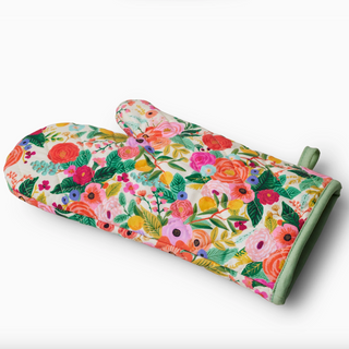 Floral Oven Mitt - dolly mama boutique