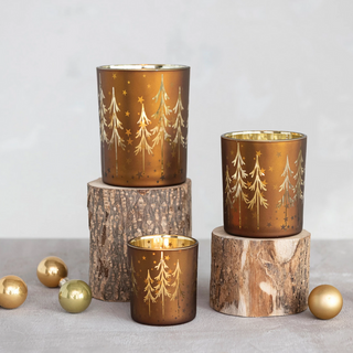 Mercury Glass Tealight Votives - dolly mama boutique