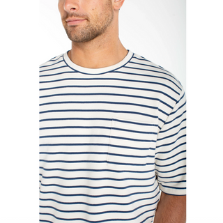 Men's Striped Crew Sweatshirt - dolly mama boutique