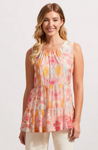 Sleeveless Tiered Top - dolly mama boutique
