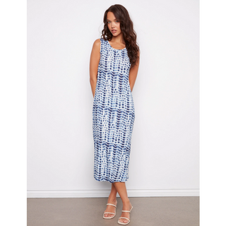 Sleeveless Zigzag Knit Dress