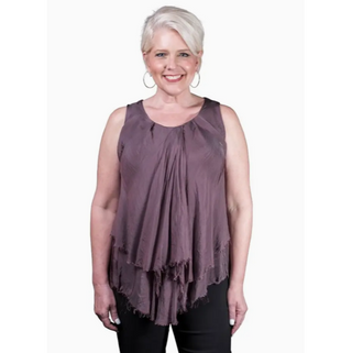 Briana Layered Tank - dolly mama boutique