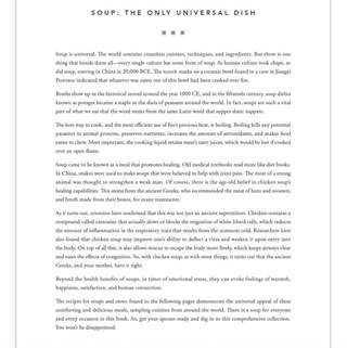 “The Complete Soup Cookbook”