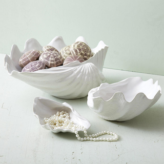 Fluted Clam Shell Bowls - dolly mama boutique