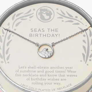 Sea La Vie Boxed Necklace - Silver - dolly mama boutique