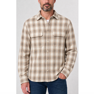 Plaid Long-Sleeve Camp Shirt