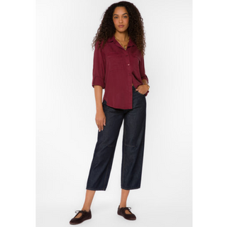 Talma Roll-Sleeve Top