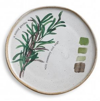 Small Plate Set - Herbs - dolly mama boutique