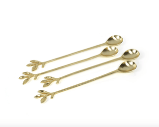 Leaves Cocktail Spoons - dolly mama boutique
