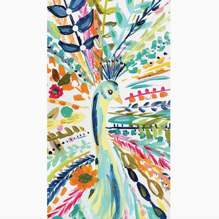 Guest Napkin - Peacock - dolly mama boutique